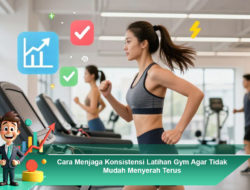 Cara Menjaga Konsistensi Latihan Gym Agar Tidak Mudah Menyerah Terus