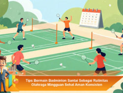 Tips Bermain Badminton Santai Sebagai Rutinitas Olahraga Mingguan Sehat Aman Konsisten