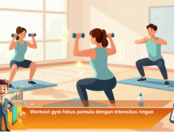 Workout Gym Fokus Pemula dengan Intensitas Ringan