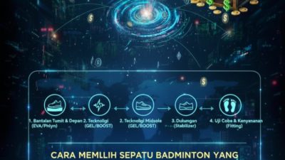 Cara Memilih Sepatu Badminton Yang Memiliki Bantalan Empuk Untuk Melindungi Persendian Kaki