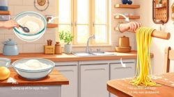 Cara Membuat Pasta Homemade Hanya dengan 2 Bahan Utama