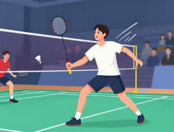 Teknik Dropshot Badminton yang Halus dan Jatuh Dekat Net